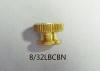 8-32 thread buzz coil thumb nut. Larger than M4 or other 8-32